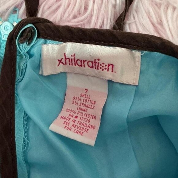 Dress Brown Trim Floral - Picture 7 of 7